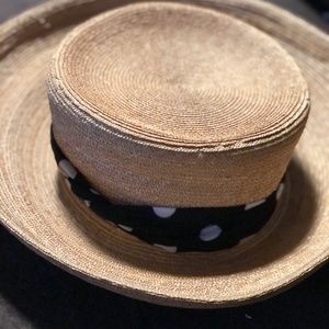 PETER BEATON NANTUCKET straw beach hat.
